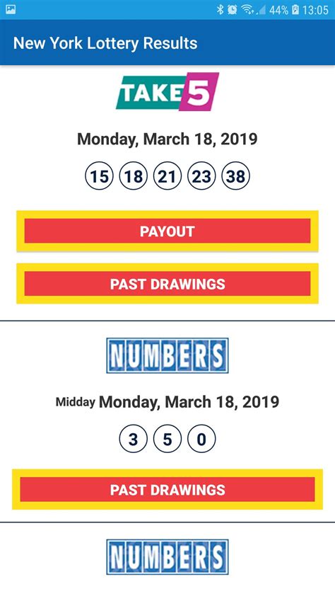 nylotterypost|ny lottery post take 5.